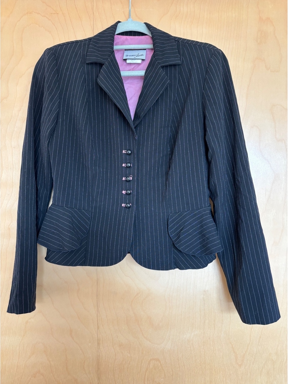 Y2K Pinstripe Blazer | Size S